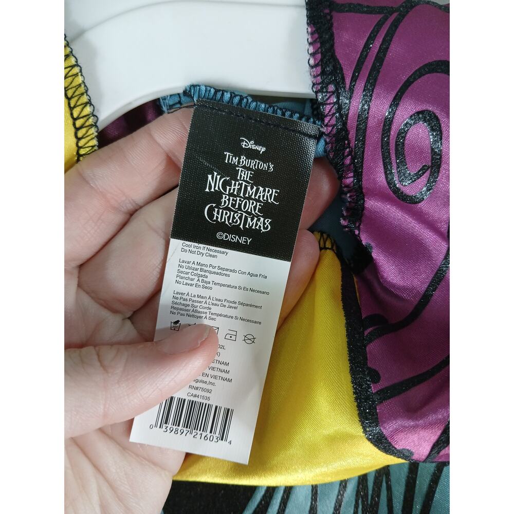 Disney SALLY Nightmare Before Christmas Dress Costume Small (4-6X) Halloween NWT - Picture 6 of 7